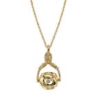 2028 Gold-tone 3-sided Spinner Locket Necklace 30
