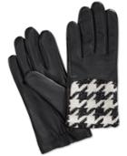 Charter Club Fleece Lined Tech Leather Gloves, Only At Macy's