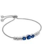Danori Silver-tone Crystal & Stone Slider Bracelet, Created For Macy's
