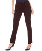 Style & Co. Petite Slim-leg Tummy-control Pants, Only At Macy's