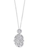 Bouquet By Effy Diamond Pendant Necklace (1 Ct. T.w.) In 14k White Gold