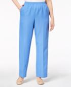 Alfred Dunner Mid-rise Pull-on Pants