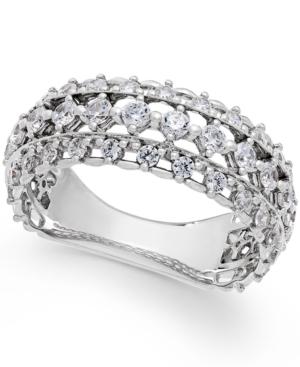 Diamond Band By Marchesa Certified In 18k White Gold (1 Ct. T.w.)