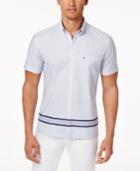 Tommy Hilfiger Men's Classic Fit Border Stripe Shirt