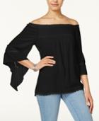 American Rag Off-the-shoulder Peasant Top, Created For Macy's