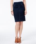 Style & Co Petite Ella Pull-on Denim Skirt, Created For Macy's