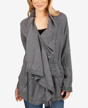 Lucky Brand Draped Cargo Jacket