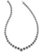 Diamond Cluster 18 Statement Necklace (5 Ct. T.w.) In Sterling Silver