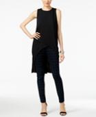 Alfani Crossover High-low Top, Created For Macy's