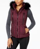 Calvin Klein Performance Faux-fur-trim Puffer Vest