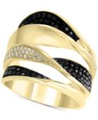 Effy Diamond Pave Twist Multi-layer Ring (7/8 Ct. T.w.) In 14k Gold