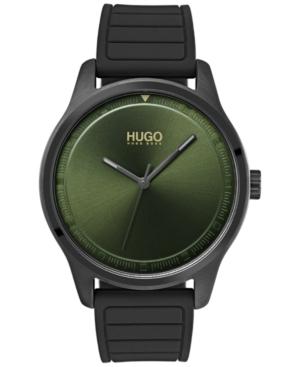 Hugo Men's #move Gray Rubber Strap Watch 42mm