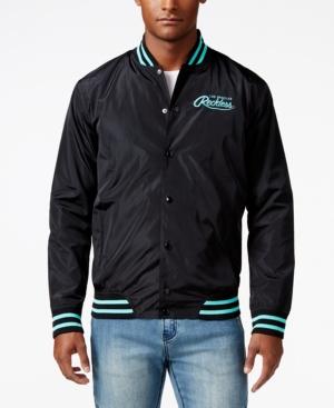 Young & Reckless Men's Chancellor Embroidered-logo Bomber