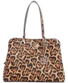Guess Lauri Leopard Shoulder Bag