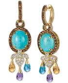 Le Vian Multi-gemstone Drop Earrings (11 Ct. T.w.) In 14k Gold
