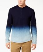 American Rag Men's Dip Dye Henley, Created For Macy's