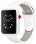 Apple Watch Edition (gps + Cellular), 42mm White Ceramic Case With Soft White/pebble Sport Band