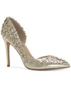 Inc International Concepts Women's Karlay Floral Embellished Evening Pumps, Only At Macy's Women's Shoes
