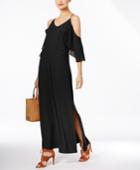 Ny Collection Cold-shoulder Maxi Dress