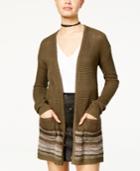 One Hart Juniors' Open-front Cardigan, Created For Macy's