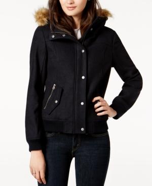 Levi's Faux-fur-trim Hooded Jacket