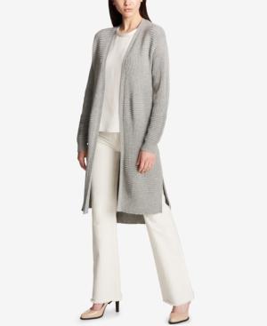 Dkny Ribbed Duster Cardigan