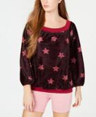 Material Girl Active Juniors' Off-the-shoulder Sweatshirt, Created For Macy's