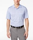 Greg Norman For Tasso Elba Men's Windowpane Jacquard Polo, Only At Macy's