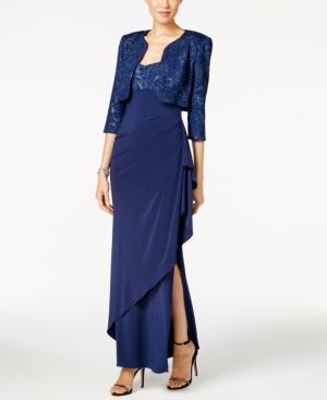 Alex Evenings Glitter Gown & Jacket