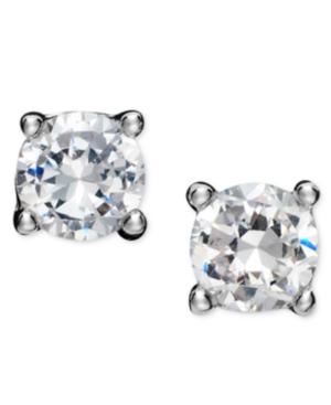 Giani Bernini Sterling Silver Earrings, Round Cubic Zirconia Studs (1/2 Ct. T.w.)