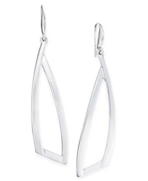 Inc International Concepts Silver-tone Geometric Drop Earrings, Only At Macy's
