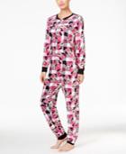 Briefly Stated Minnie Mouse Plaid Jumpsuit