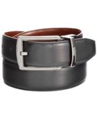 Perry Ellis Reversible Feather Stitch-edge Belt