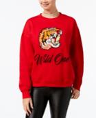 Freeze 24-7 Juniors' Wild One Embroidered Sweatshirt