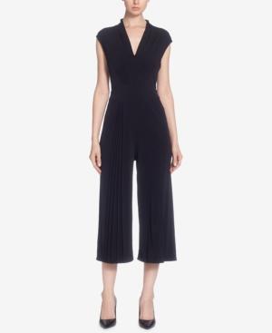 Catherine Catherine Malandrino Suraya Pleated Wide-leg Jumpsuit