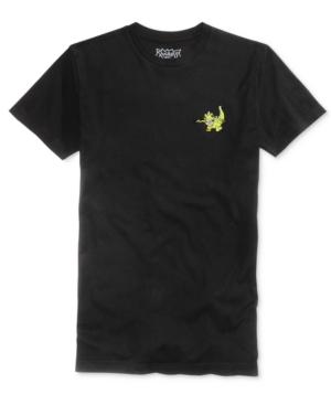 Bioworld Men's Rugrats Reptar Embroidered T-shirt