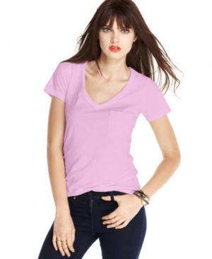 Maison Jules V-neck Pocket Tee