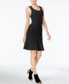 Bar Iii Crisscross Fit & Flare Dress, Only At Macy's