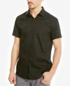Kenneth Cole Reaction Men's Mini Triangle-print Cotton Shirt