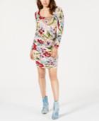 Guess Cierra Floral-print Bodycon Dress