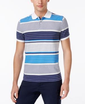 Tommy Hilfiger Men's Benjamin Custom-fit Striped Polo