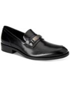 Calvin Klein Men's Douggie Box Leather Slip-on Dress Loafers Men's Shoes