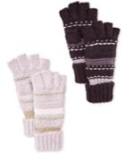 Inc International Concepts Mix Stitch Fingerless Gloves, Only At Macy's