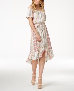 American Rag Juniors' Off-the-shoulder Dress, Created For Macy's