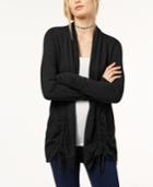 Inc International Concepts Ruched Drawstring Cardigan, Created For Macy's