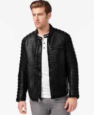 Marc New York Broadway Faux-leather Moto Jacket