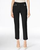 Calvin Klein Cropped Zip-pocket Pants