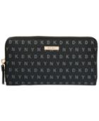 Dkny Bryant Zip-around Signature Wallet, Created For Macy's