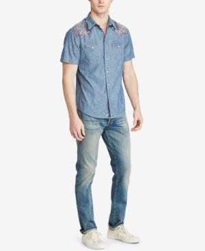 Denim & Supply Ralph Lauren Men's Slim Chambray Western Shirt