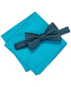 Alfani Men's Venus Neat Bow Tie & Solid Pocket Square Set, Only At Macy's